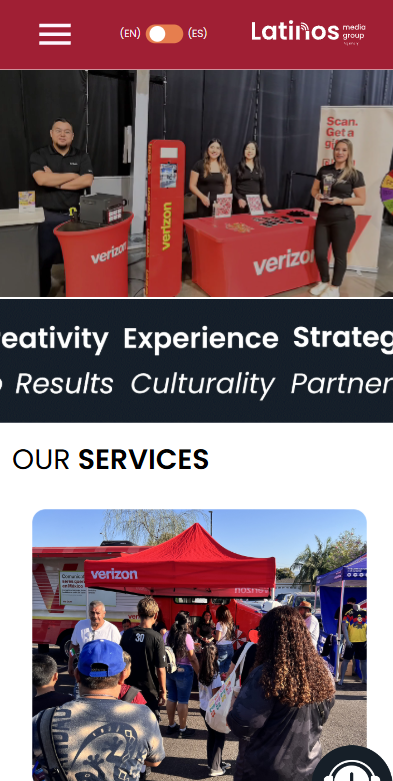 sitio web de latinos media group